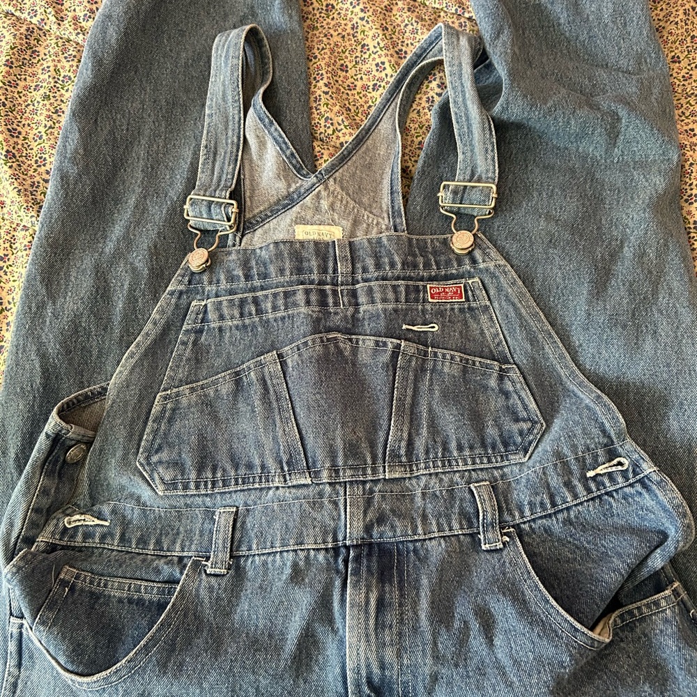 Old Navy Kids Blue Denim Overalls